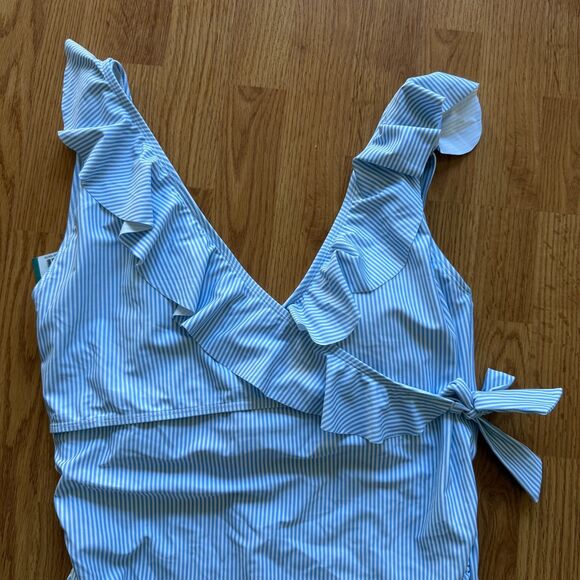 Kindred Bravely Ruffle Wrap Maternity & Nursing One Piece Swimsuit - Picture 5 of 9